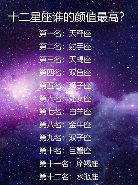 星座排名